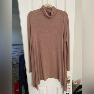 Torrid | Pink Turtleneck sweater